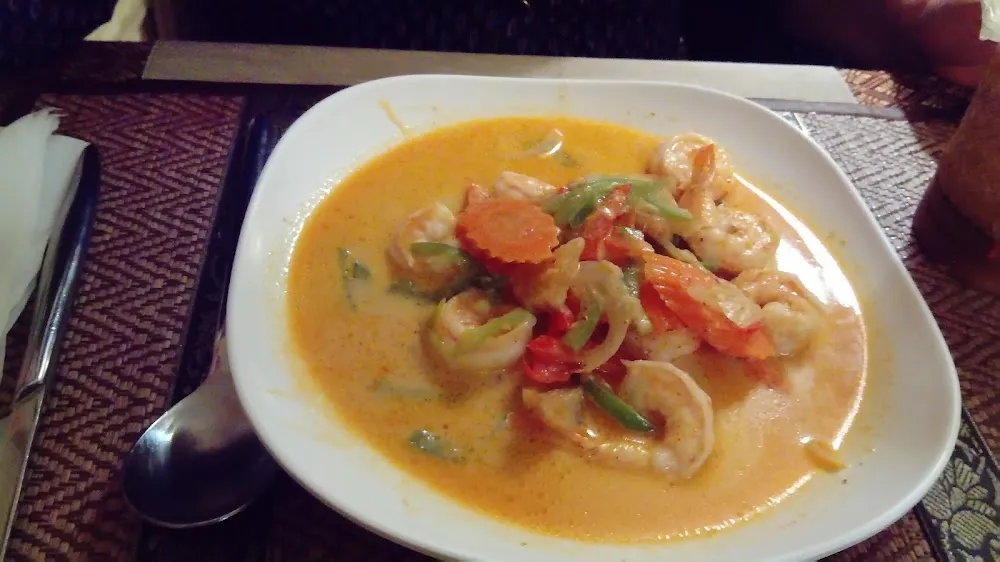 Curry de Crevettes Sauce Piment
